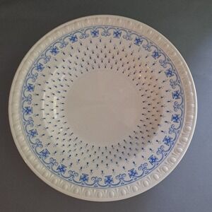 Vintage Copeland Spode Soup Bowls Earthenware Blue White Ermine